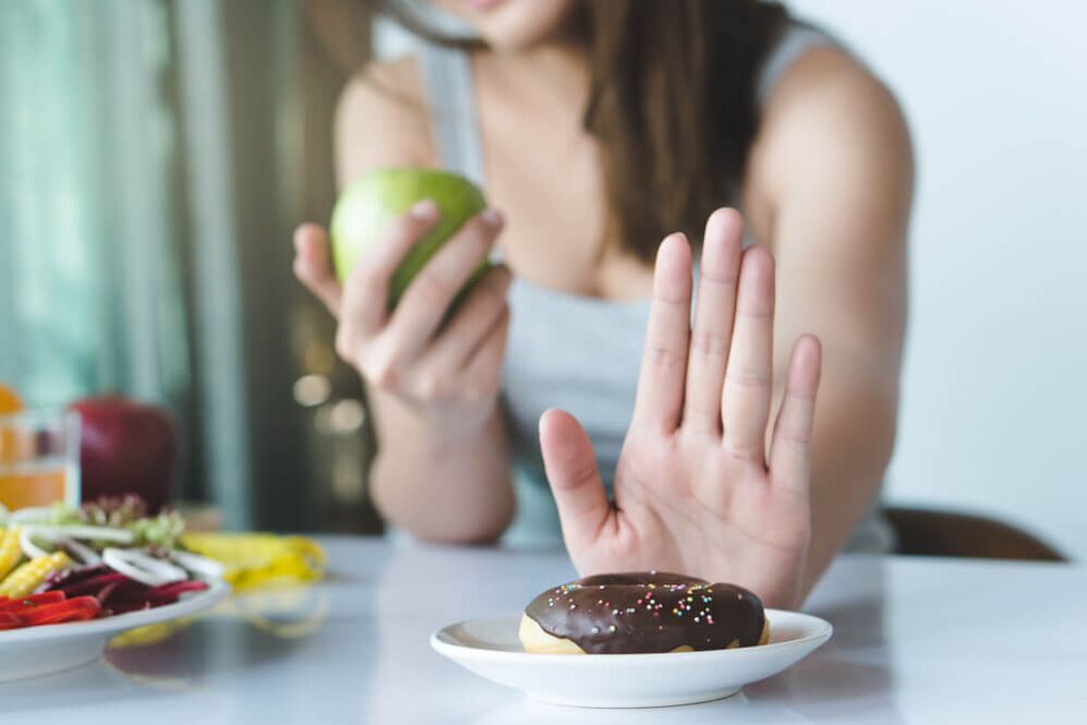 evitare i dolci nella dieta Dukan